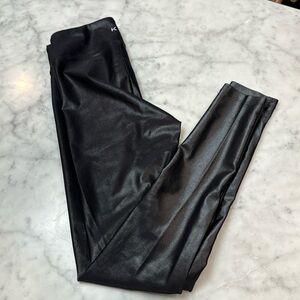 Koral black lustrous leggings size small.